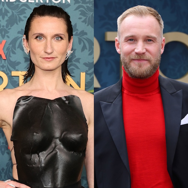 Bridgerton’s Bessie Carter & Sam Phillips Share PDA on Day Out